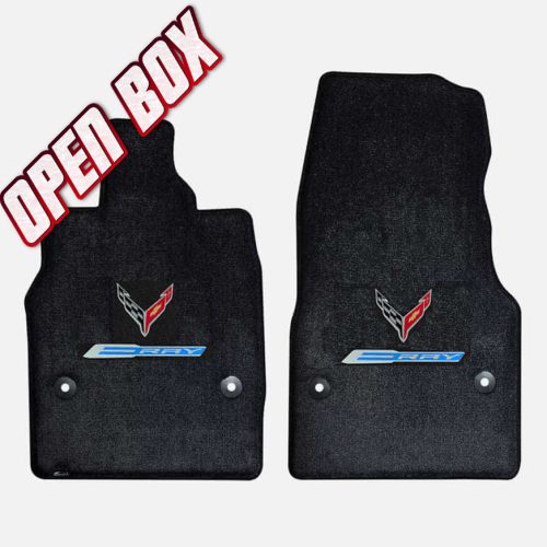 C8 Corvette E-Ray Lloyd Mats Floor Mats – Double Logo – Ultimate (OPEN BOX)