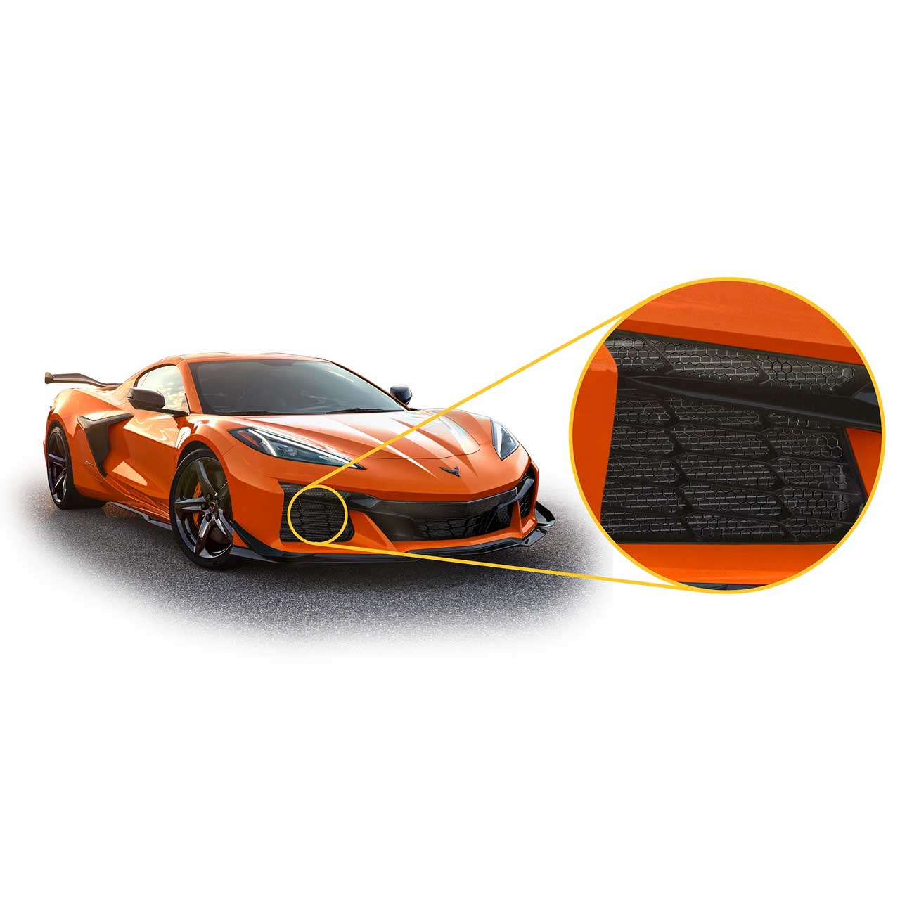 C8 Corvette E-Ray ACS Composite Radiator Guards (2024-2026) - Image 4