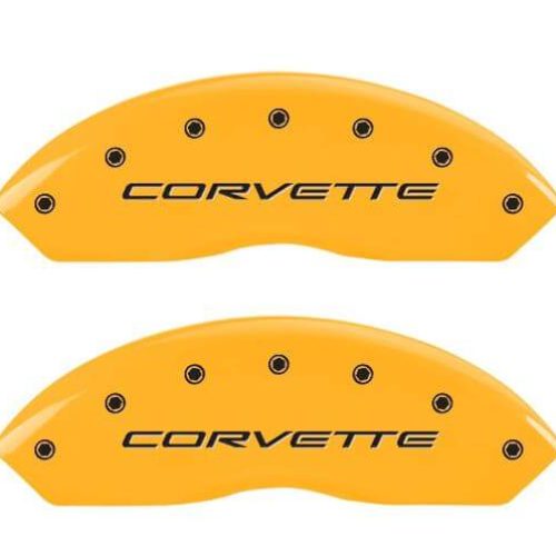 C5 Corvette MGP Caliper Covers – Yellow with Black – Z06