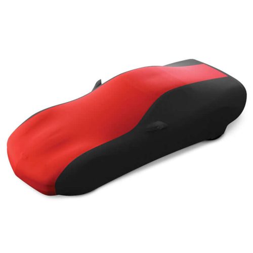 C5 Corvette West Coast Corvette Stretch Satin Car Cover – Red/Black