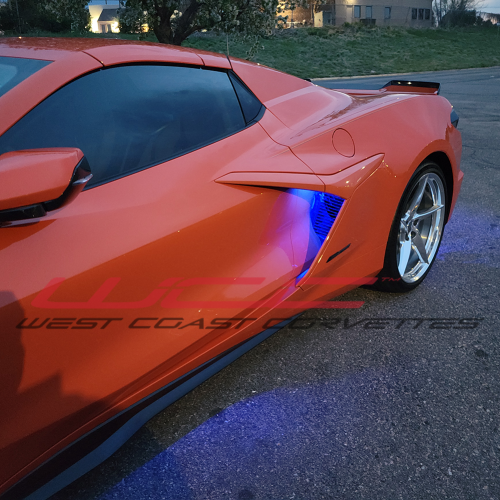 C8 Corvette Z06 Coupe – Engine Bay/Side Cove/Lower Rear Fascia/Front Grill LED Lighting Kit – RGB