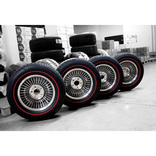 C2 1967 Corvette Bolt-On Wheel Set – Replica Style – W/BFG Redline Radials