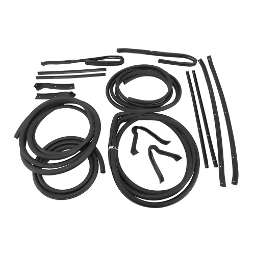 C2 1964-1967 Corvette Weatherstrip Kit – Body Coupe 16Pc (USA)