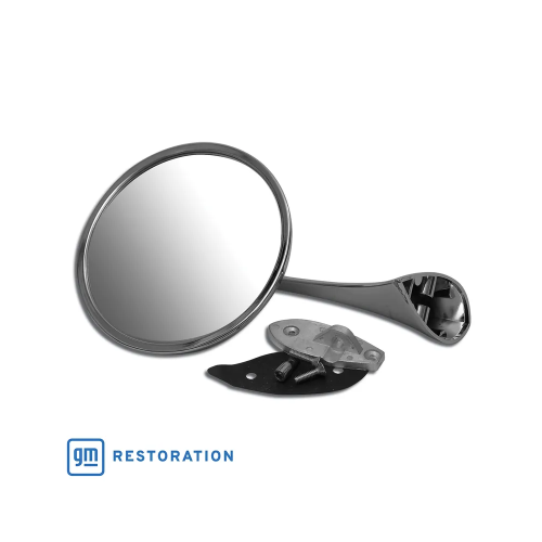 C2 1963-1967 Corvette Outside Mirror – LH W/Bowtie 63 Late – 67 Early
