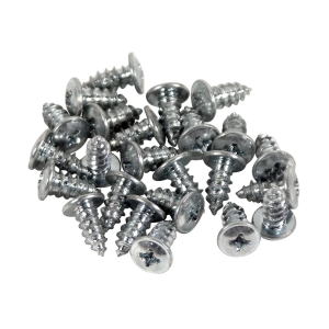 C2 1964-1967 Corvette Rear Window Molding Clip Screws - Coupe - 24Pc