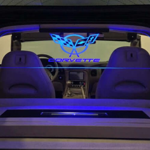 C5 Corvette Windrestrictor WindScreen – Etched and Illuminated – Coupe (1997-2004)