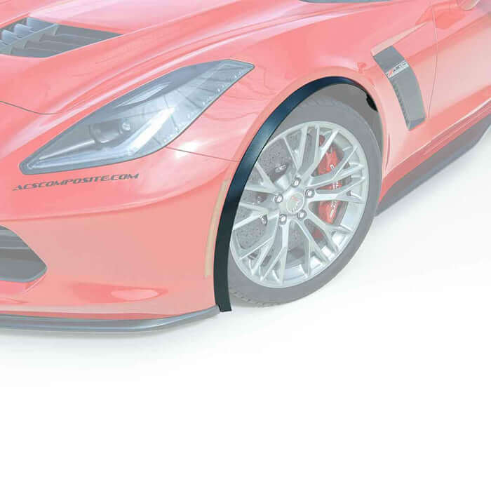 C7 Corvette ACS Composite Front Fender Extensions - Spats (2014-2019) - Image 2