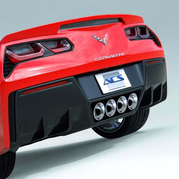 C7 Corvette ACS Rear Diffuser Fins Quad (2014-2019) - Image 2