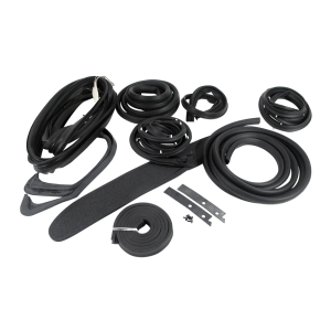 C1 1959-1960 Corvette Weatherstrip Kit - Body 16Pc - 1959 Late