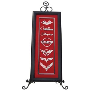 C1-C7 Corvette Emblem Shadow Box