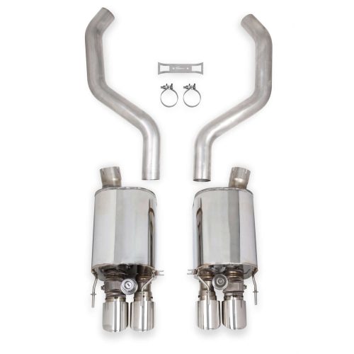 C6 Corvette Hooker BlackHeart Axle Back Exhaust – LS2