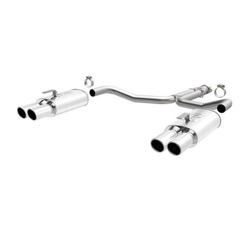 Corvette Exhaust System – Magnaflow Cat-Back System Quad Tips : 1986-1991 C4